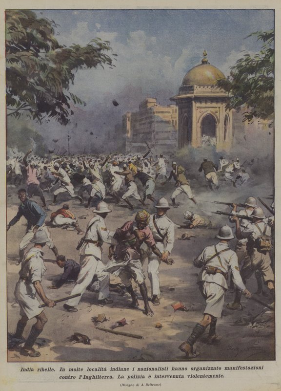 Det opprørske India av Achille Beltrame