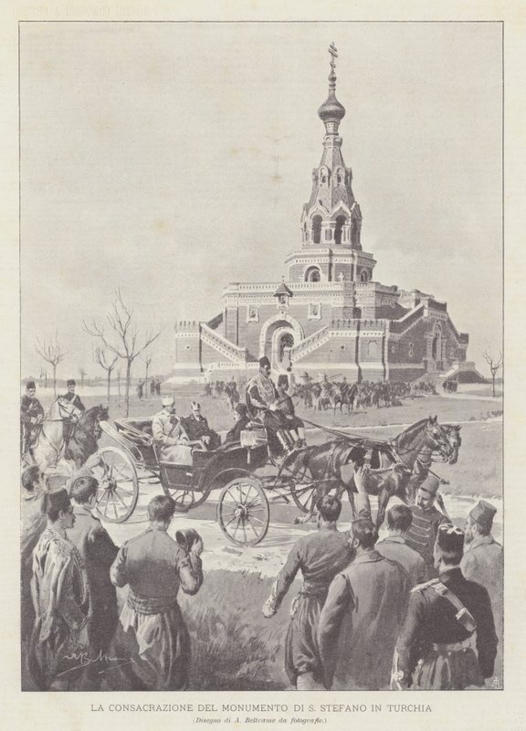 Innvielsen av monumentet til St Stephen i Tyrkia av Achille Beltrame