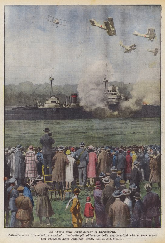 Luftforsvarets fest i England av Achille Beltrame