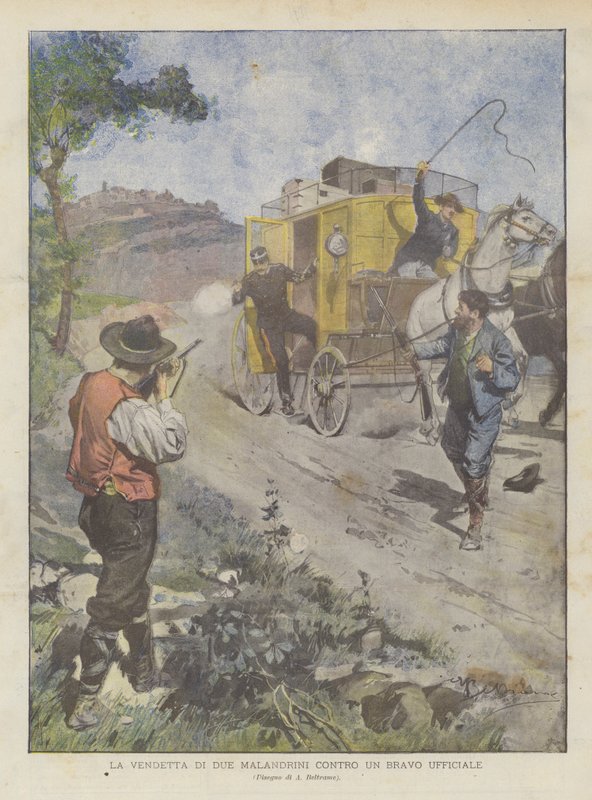 The Revenge Of Two Marauders Against A Good Officer av Achille Beltrame