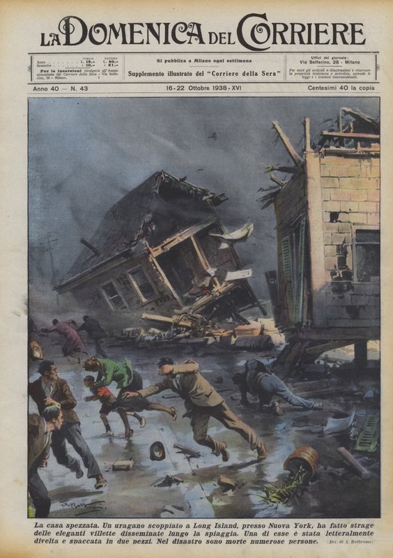 Det ødelagte huset av Achille Beltrame