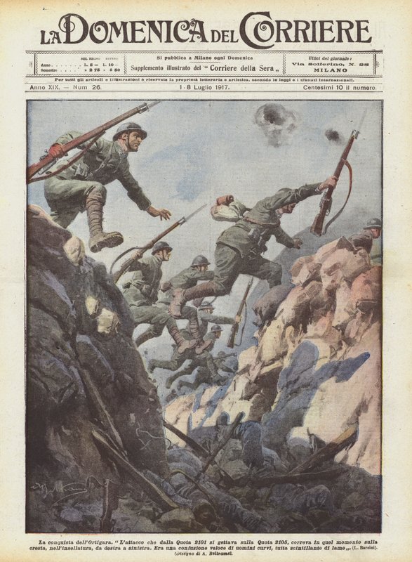 Erobringen av Ortigara av Achille Beltrame