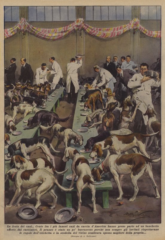 Hundefesten av Achille Beltrame