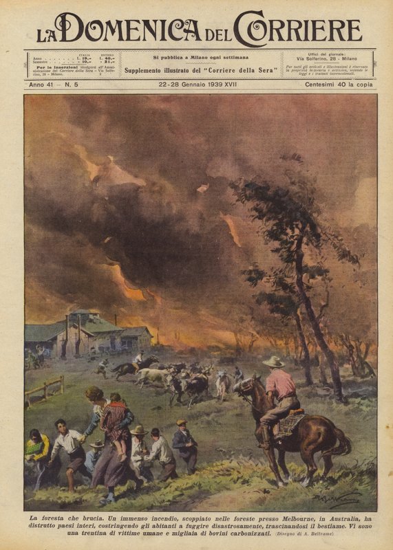 Den brennende skogen av Achille Beltrame