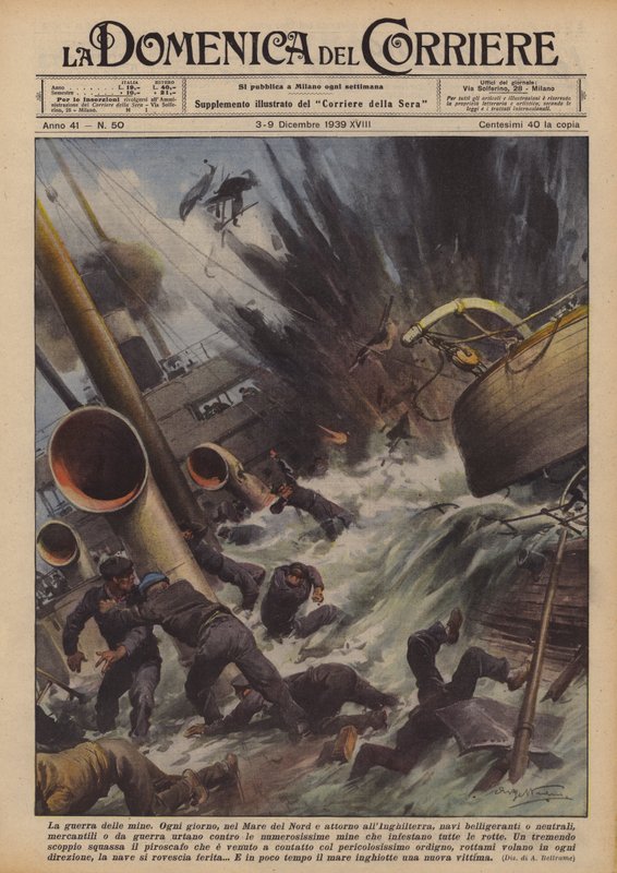 Minekrigen av Achille Beltrame