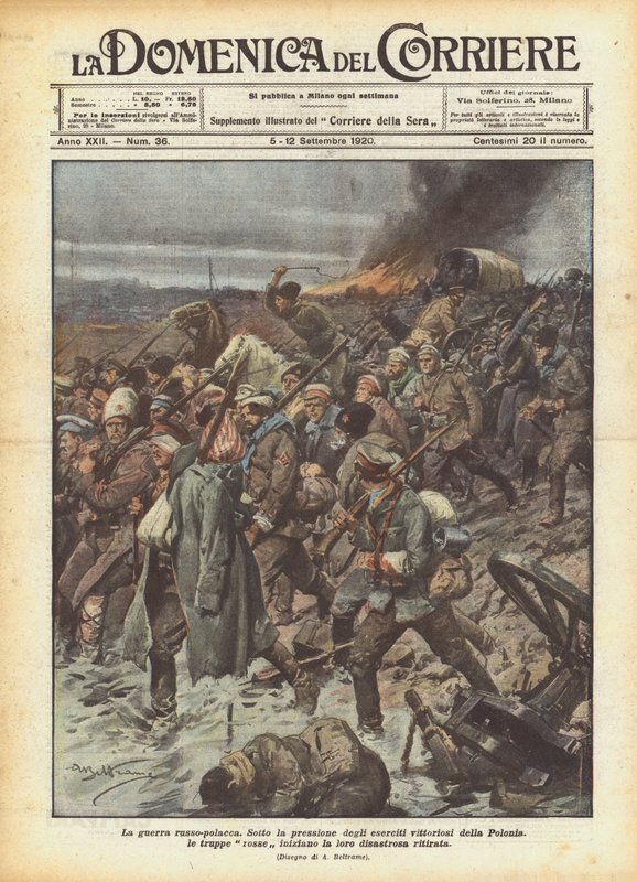 Den russisk-polske krigen av Achille Beltrame