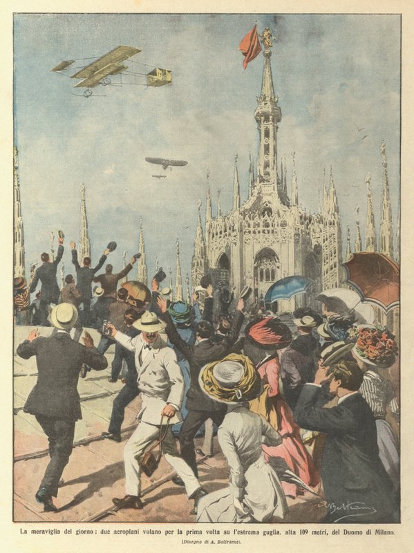 Dagens rart, to fly flyr over det ekstreme spiret for første gang? av Achille Beltrame