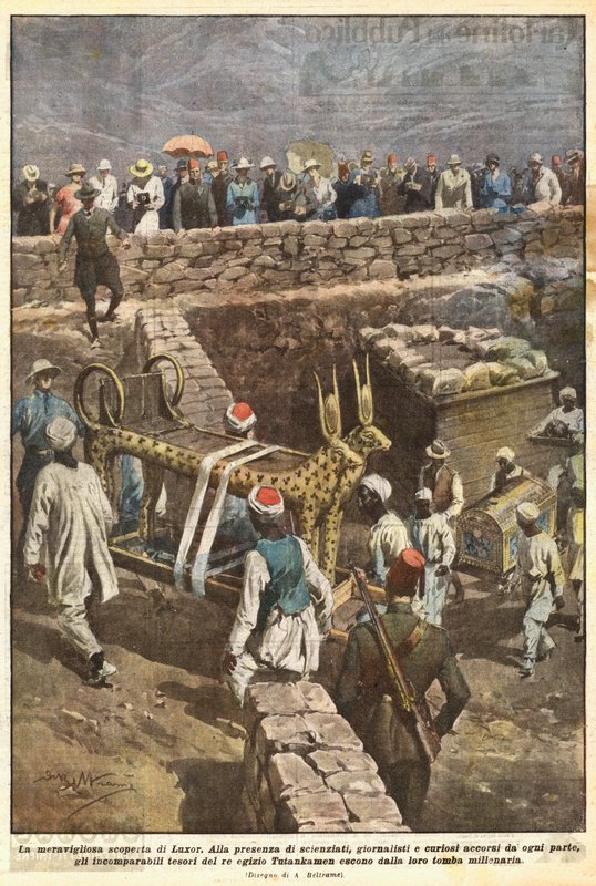 Den fantastiske oppdagelsen av Luxor av Achille Beltrame