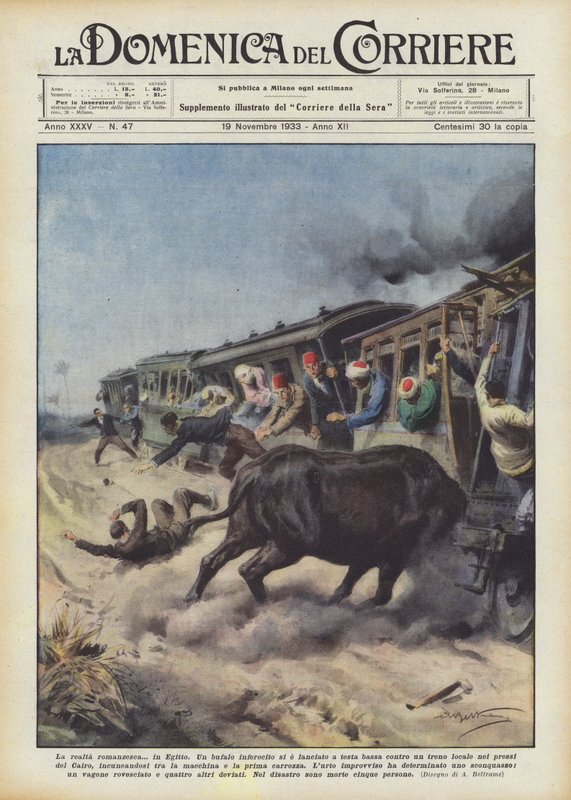 Den fiktive virkeligheten? i Egypt av Achille Beltrame