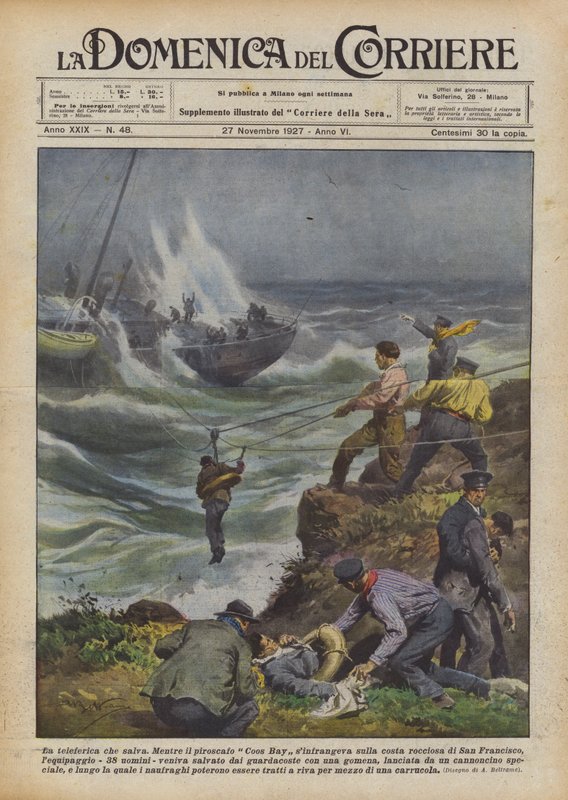 Taubanen som sparer av Achille Beltrame