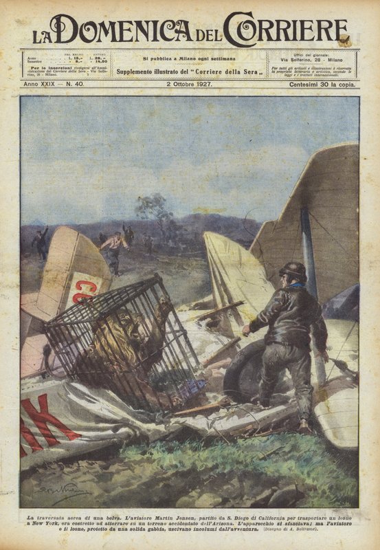 Luftkryssingen av et beist av Achille Beltrame