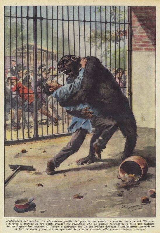 Monsters leppe av Achille Beltrame