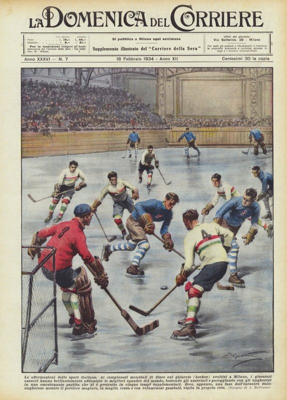 Påstandene fra italiensk sport av Achille Beltrame