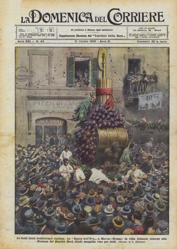 De vakre tradisjonelle italienske festivalene av Achille Beltrame