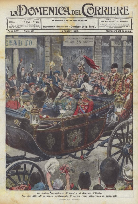 De overdådige mottakelsene av London til suverene i Italia av Achille Beltrame