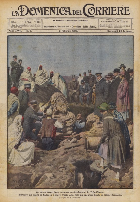 De nye viktige arkeologiske funnene i Tripolitania av Achille Beltrame