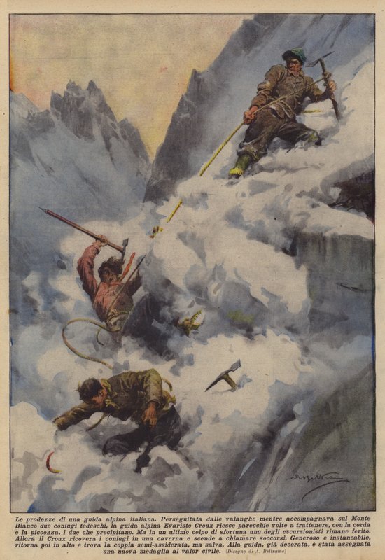 Bragdene til en italiensk fjellguide av Achille Beltrame
