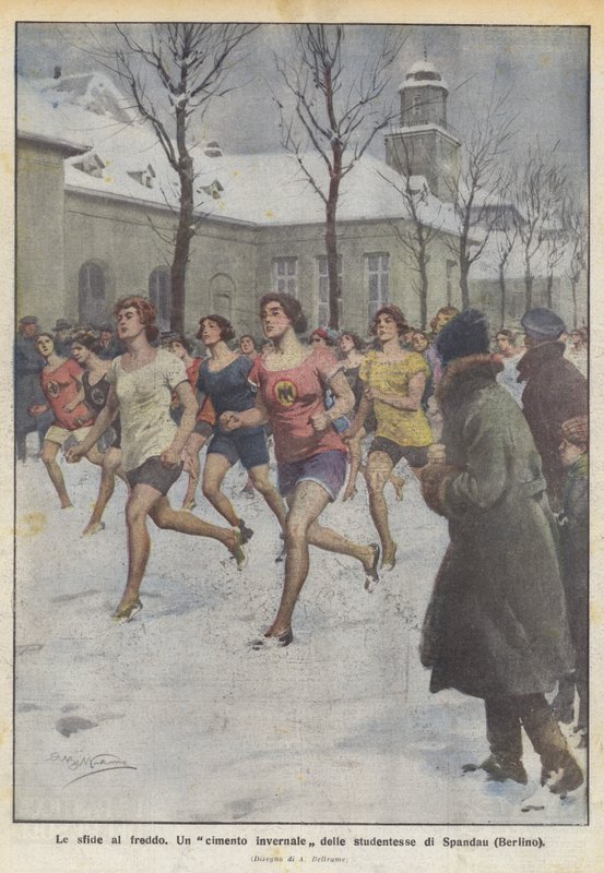 Utfordringer i kulden av Achille Beltrame