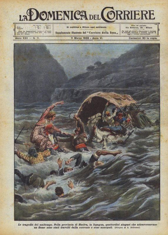 Tragediene med dårlig vær av Achille Beltrame