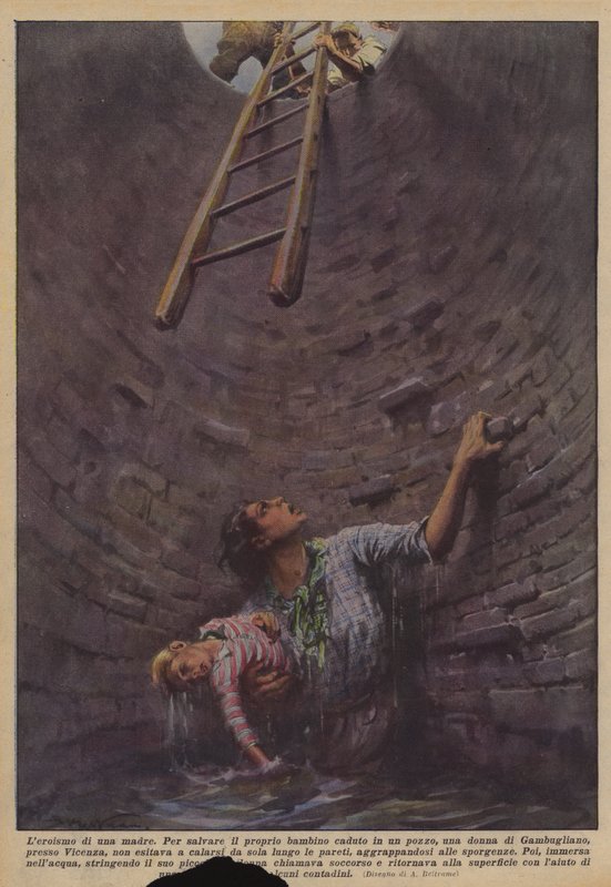 Heroismen til en mor av Achille Beltrame