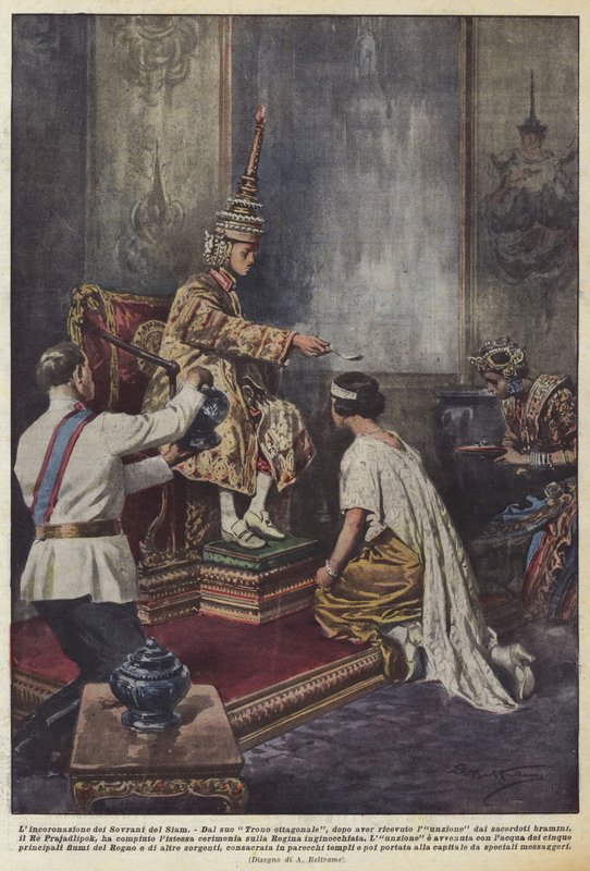 Kroningen av Suverene av Siam av Achille Beltrame