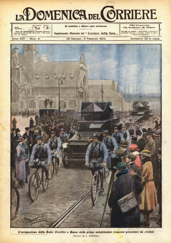 Okkupasjonen av Ruhr av Achille Beltrame