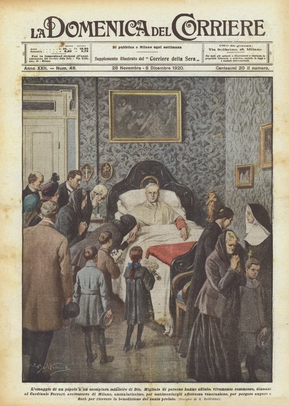 Et folks hyllest til en eksemplarisk Guds tjener av Achille Beltrame