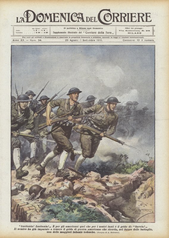 Lusitania! Lusitania! av Achille Beltrame