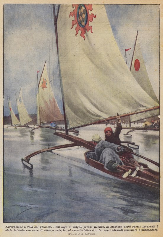 Seiler på isen av Achille Beltrame