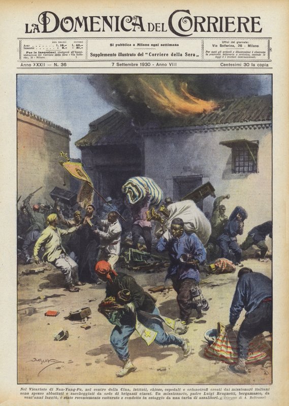I vicariatet Nan-Yang-Fu, sentralt i Kina, institutter, kirker, sykehus og barnehjem? av Achille Beltrame