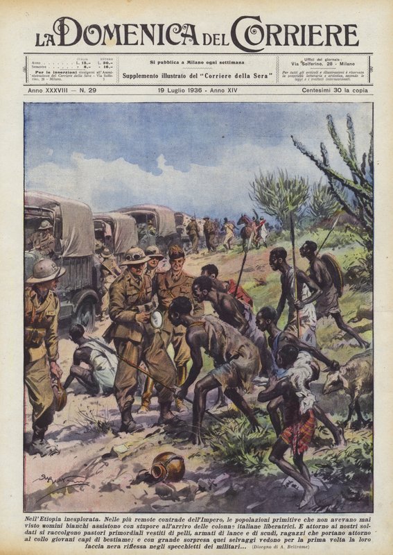 I uutforsket Etiopia av Achille Beltrame