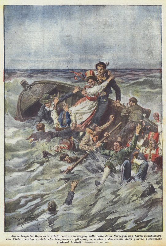 Tragisk bryllup av Achille Beltrame