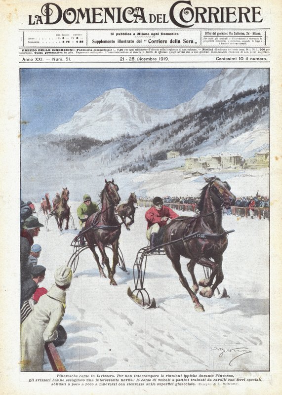Pittoreske løp i Sveits av Achille Beltrame