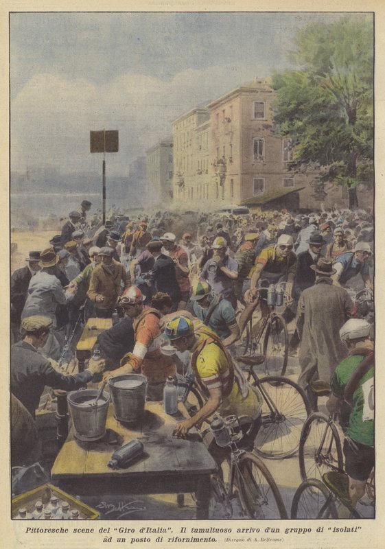 Pittoreske scener av Giro d