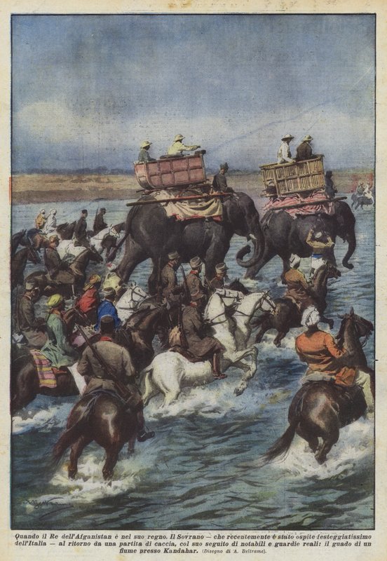 Når kongen av Afghanistan er i sitt rike av Achille Beltrame