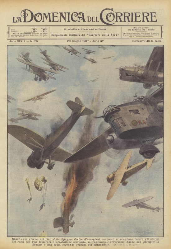 Nesten hver dag, i Spanias himmel, slår dusinvis av nasjonale fly ut mot? av Achille Beltrame