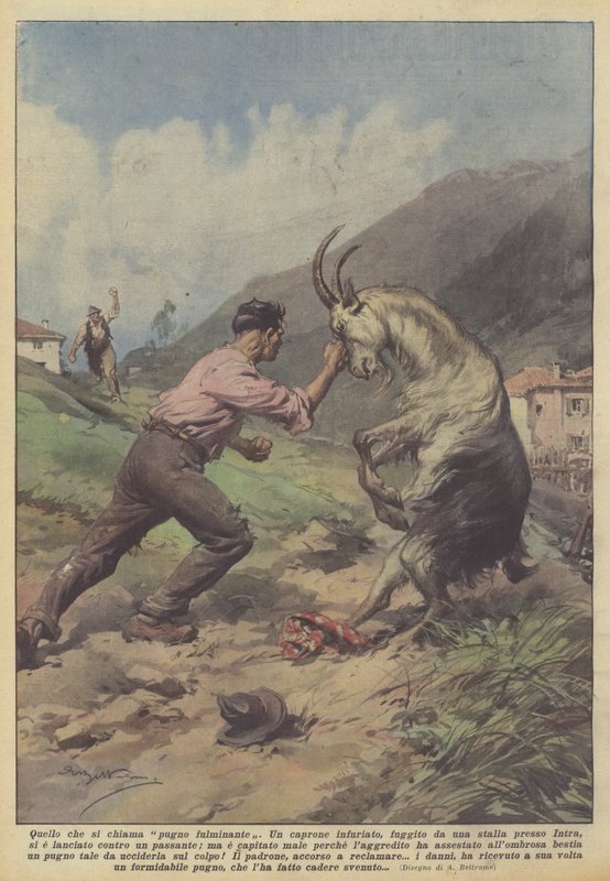 Det som kalles et lynnedslag av Achille Beltrame