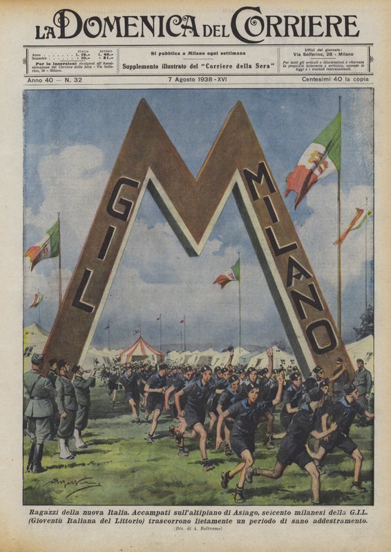Gutter fra det nye Italia av Achille Beltrame