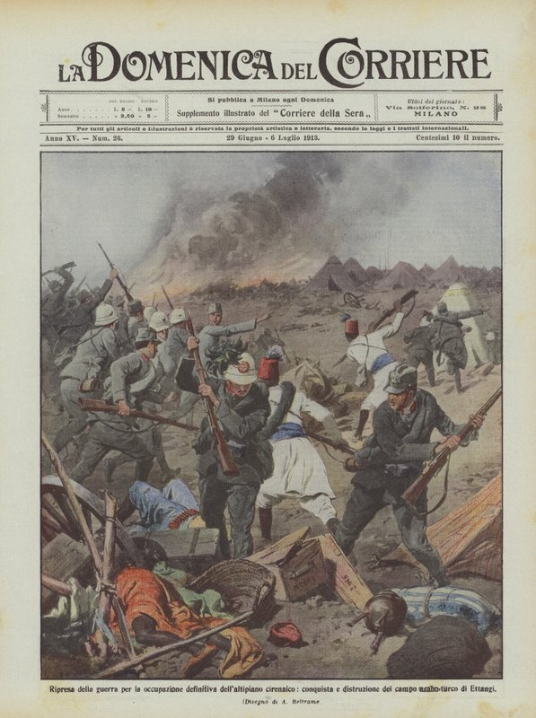 Gjenopptakelse av krigen for den definitive okkupasjonen av det kyrenaiske platået? av Achille Beltrame