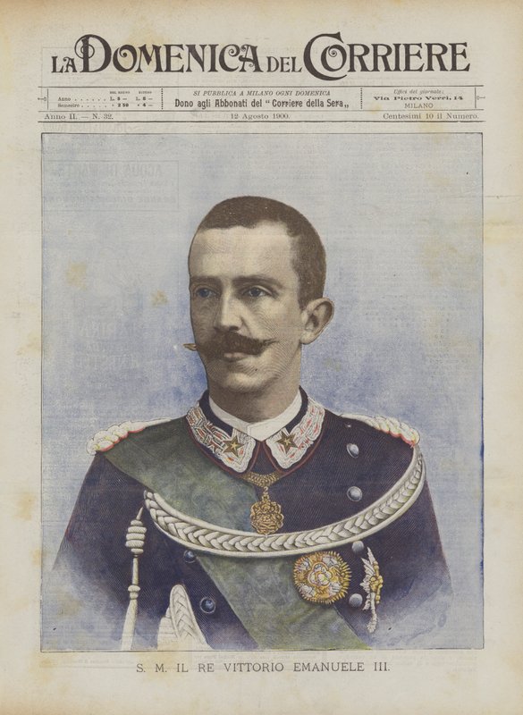 S M Kongen Vittorio Emanuele III av Achille Beltrame