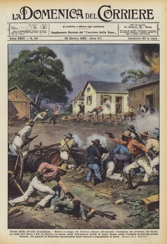 Scener fra det brasilianske opprøret av Achille Beltrame