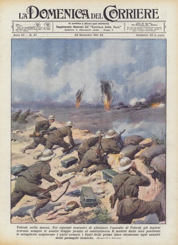 Tobruk i grepet av Achille Beltrame