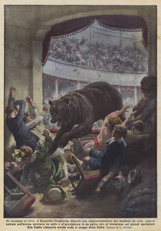 Et sirkusdrama av Achille Beltrame