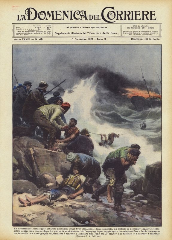 En dramatisk redning til den norske bjørneøya av Achille Beltrame