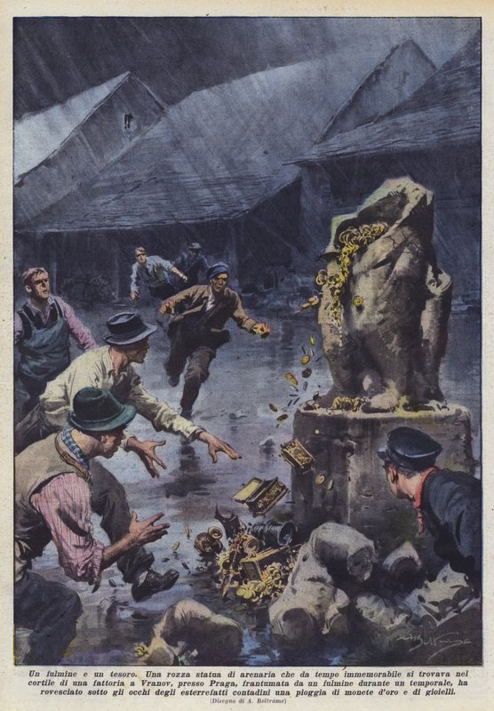 Lyn og en skatt av Achille Beltrame