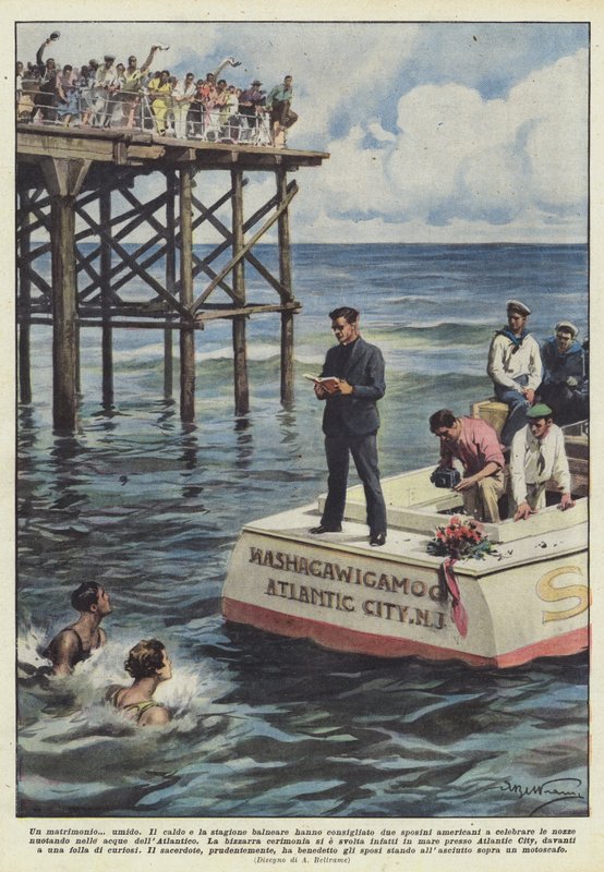 Et bryllup? fuktig av Achille Beltrame