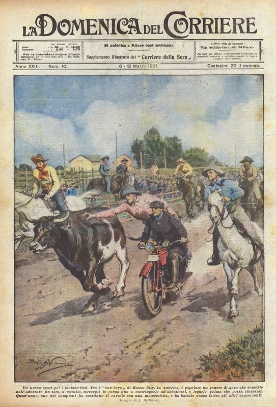 En ny sport for motorsyklister av Achille Beltrame