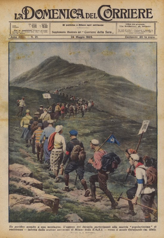 Et fredelig angrep på et fjell av Achille Beltrame