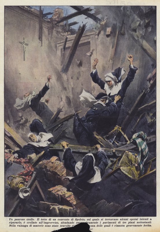 En skremmende kollaps av Achille Beltrame