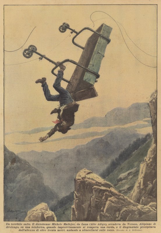 Et forferdelig sprang av Achille Beltrame